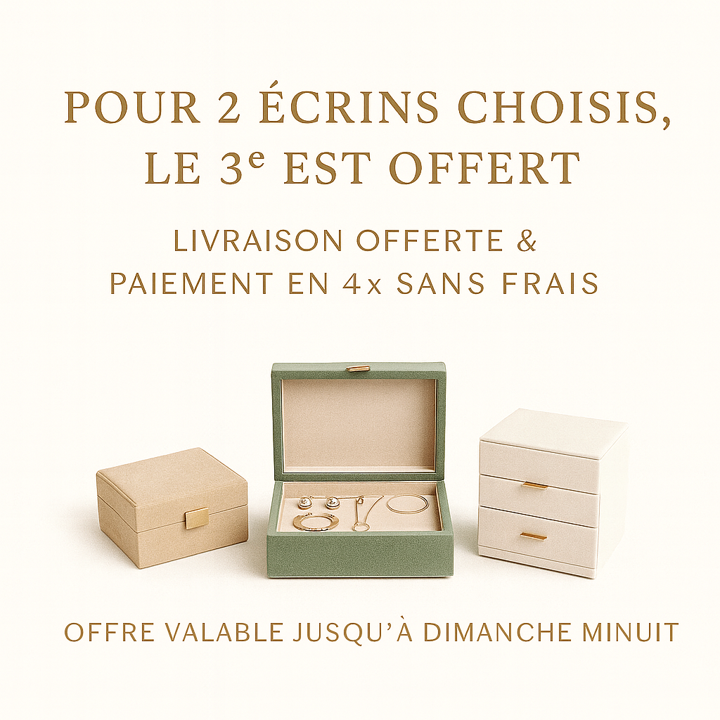 Remontoir 2 montres en bois et velours
