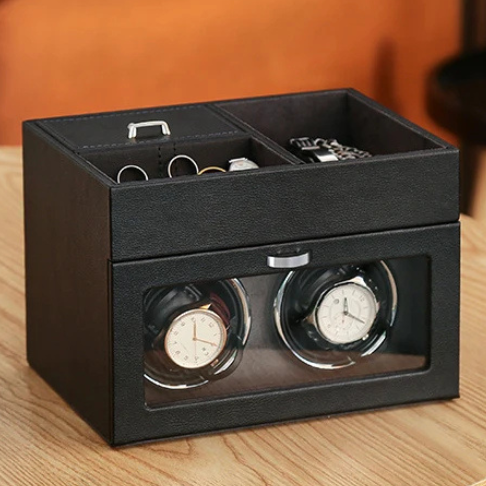 Boîte remontoir pour montres automatiques