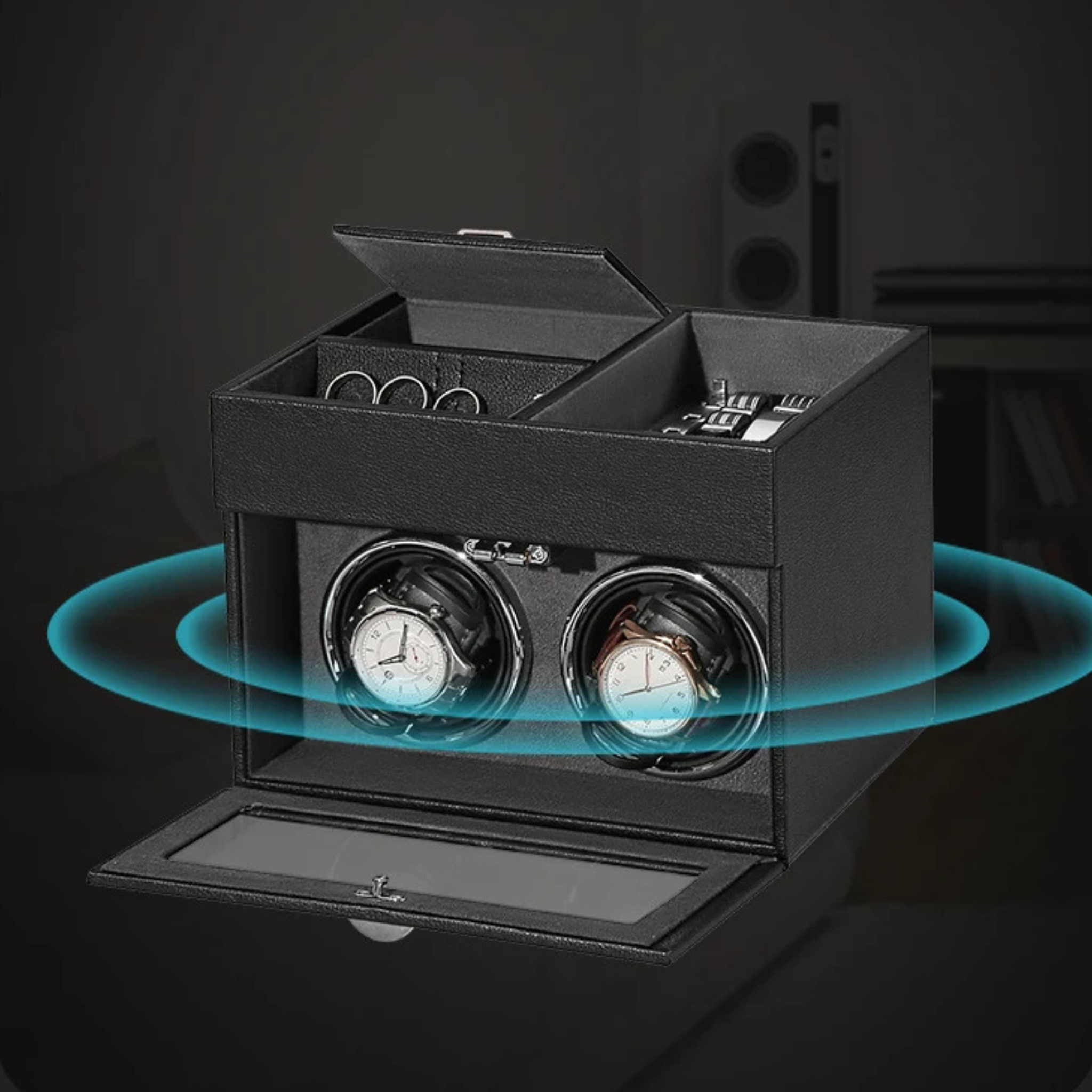 Boîte remontoir pour montres automatiques