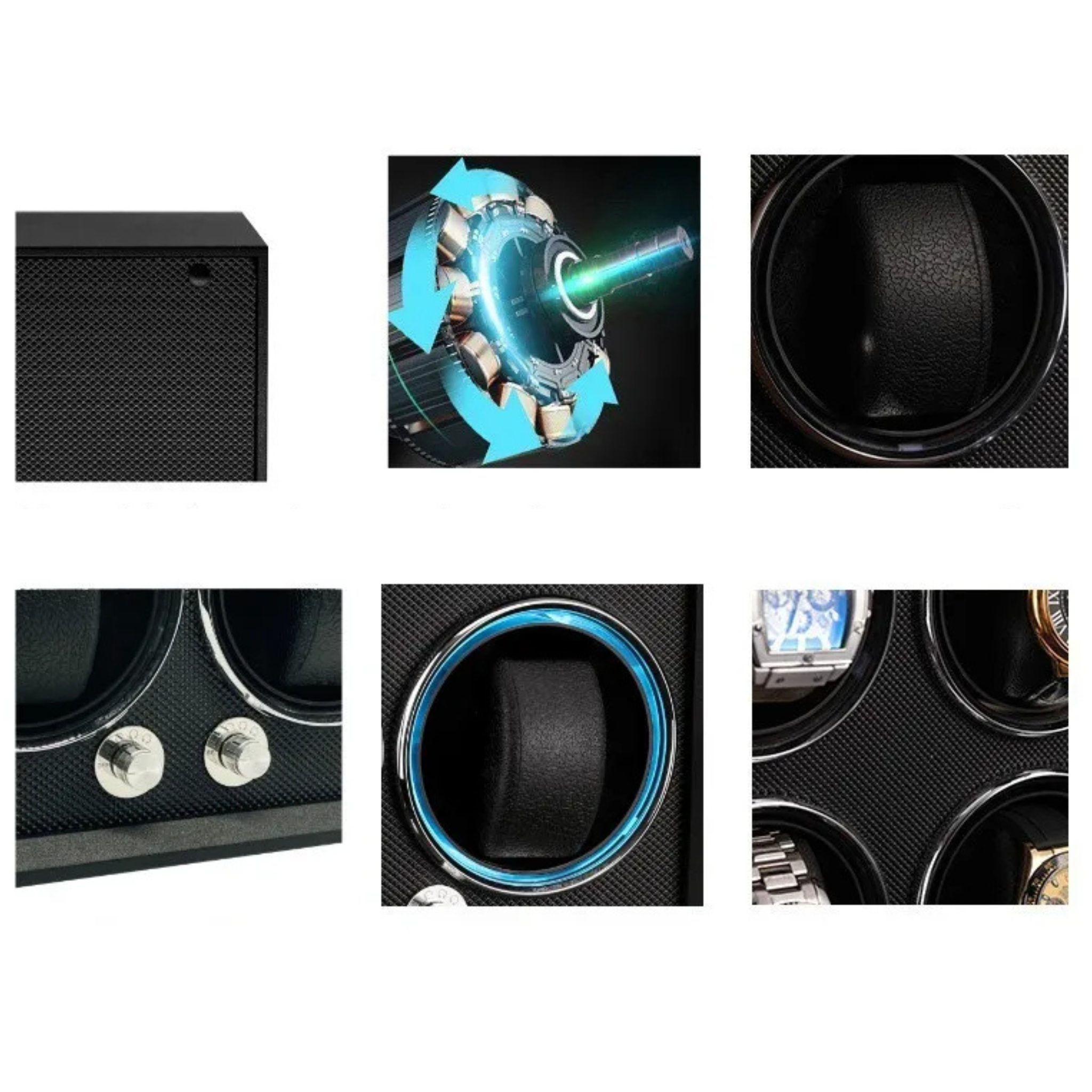 Remontoir design pour 4 montres