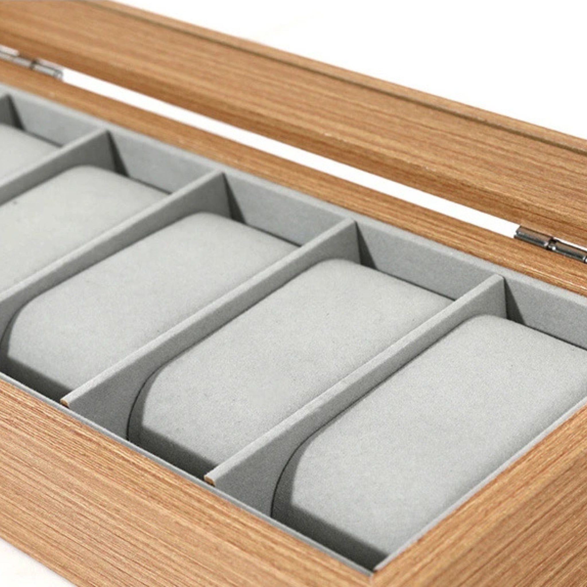 Boîte pour 6 montres en bois de noyer