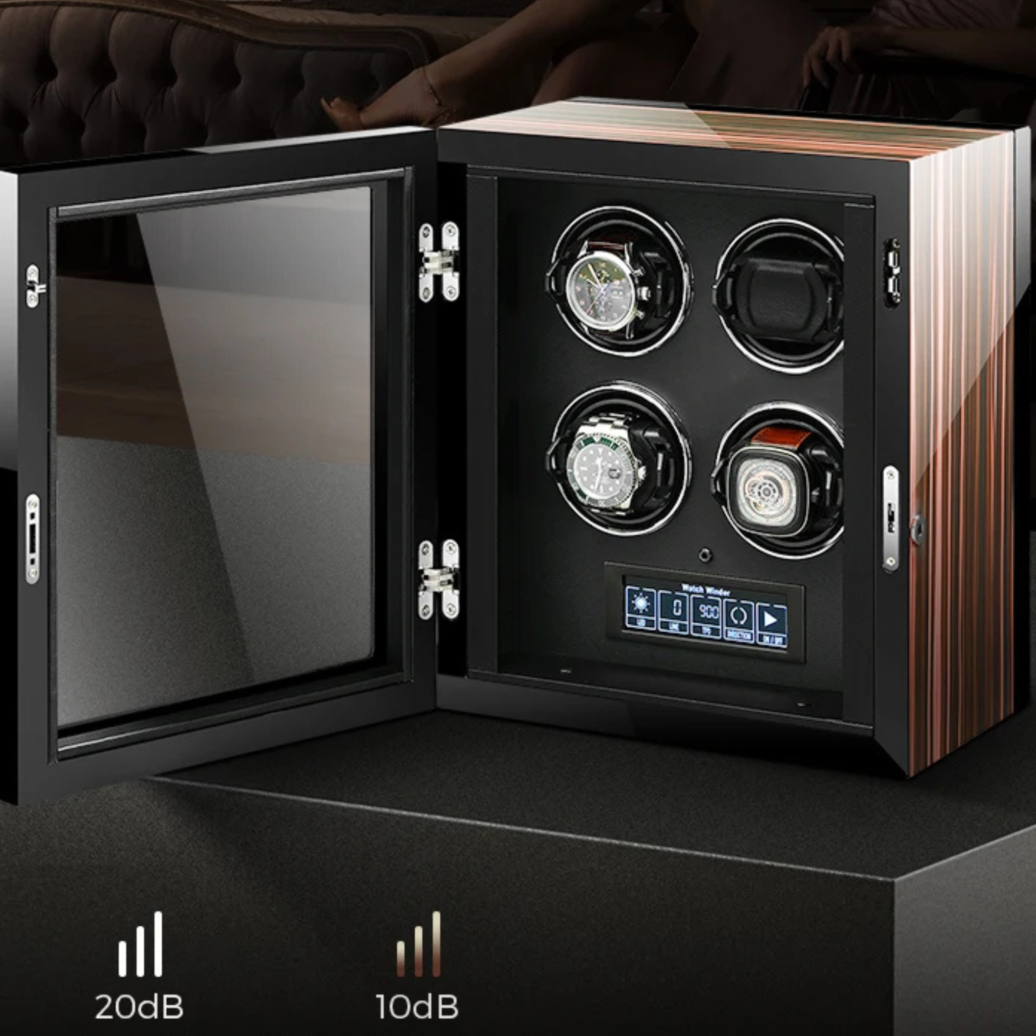 Remontoir à montre style japonais - 4 et 12 Emplacements