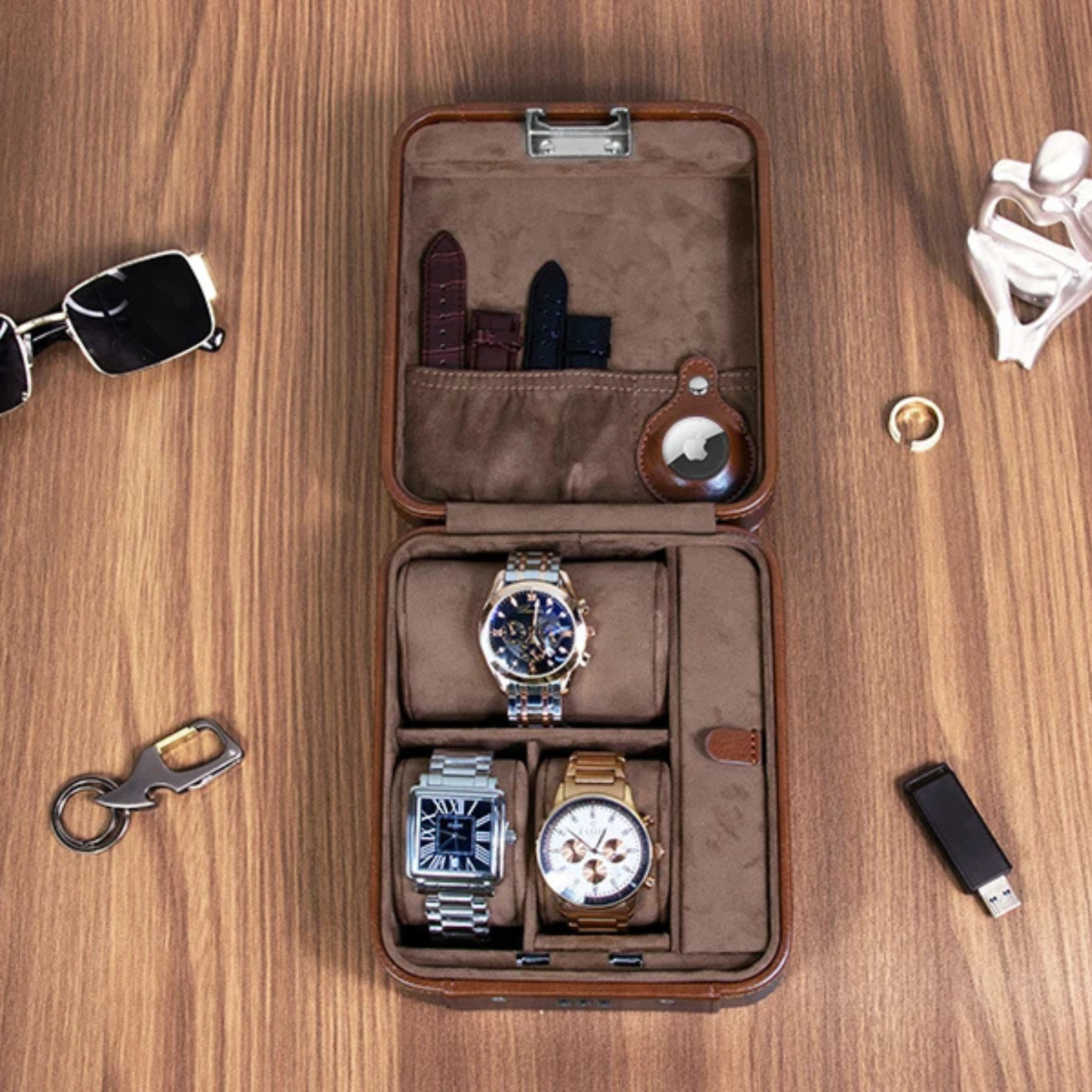 Boîte à montres de voyage