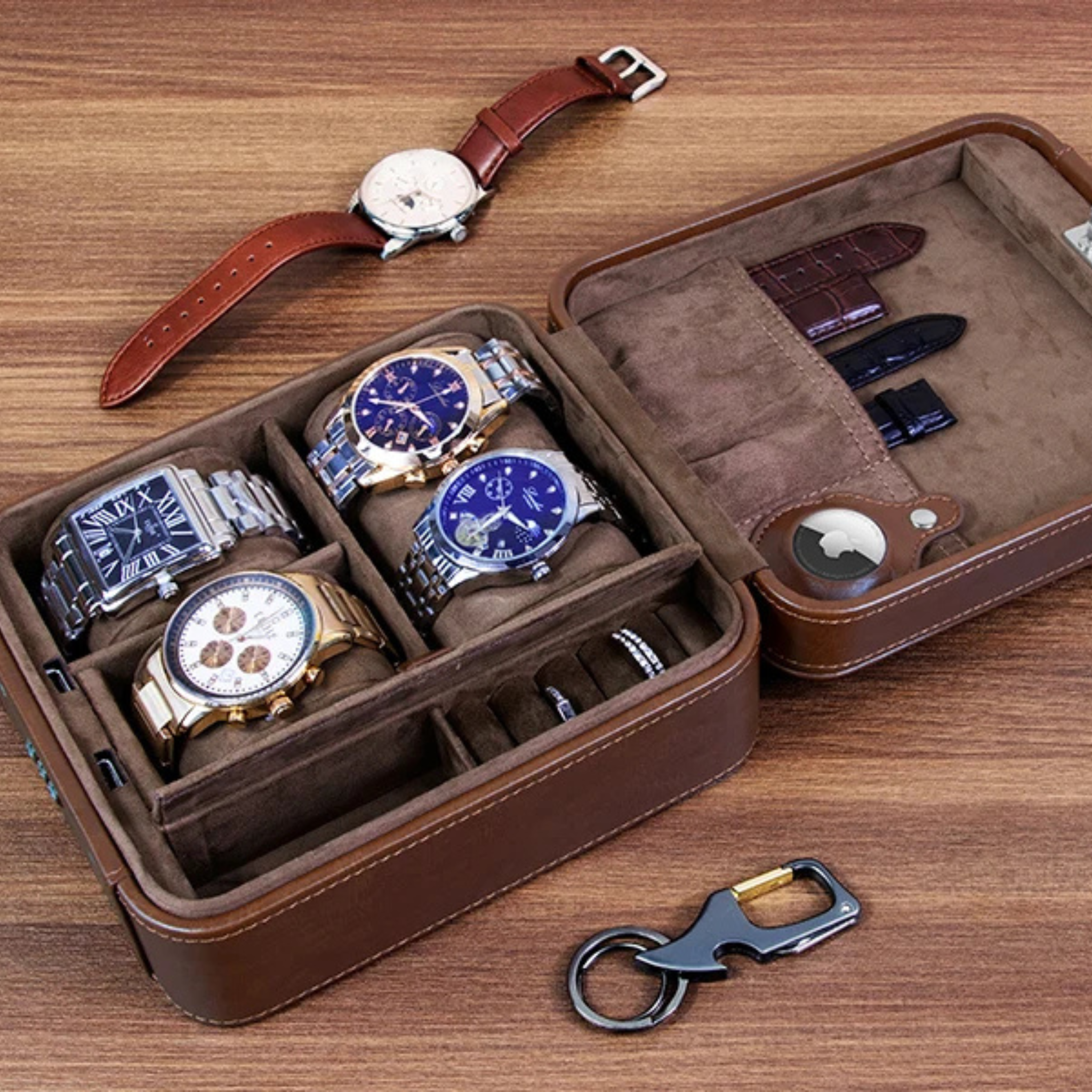 Boîte à montres de voyage