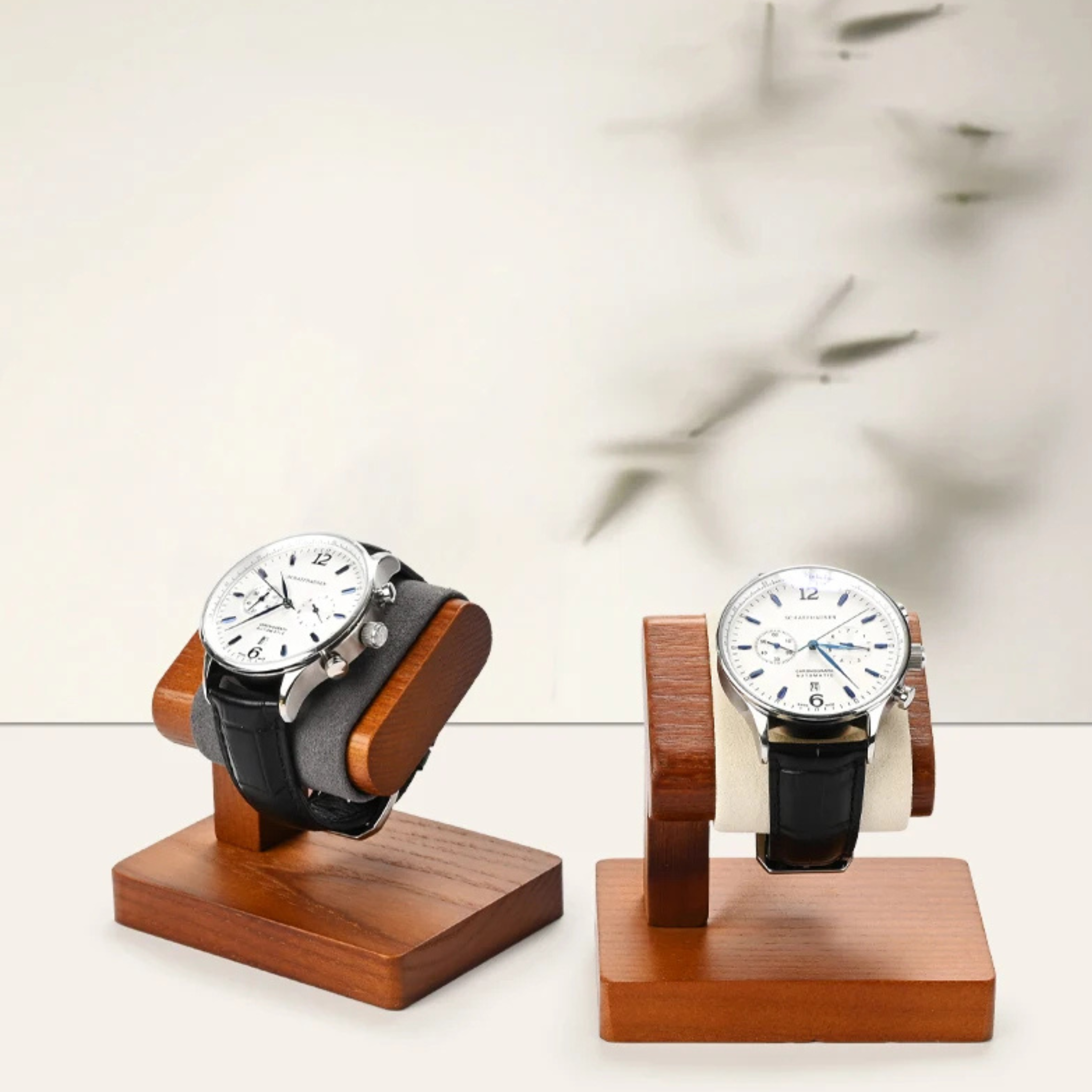 Présentoir en bois style épuré japonais