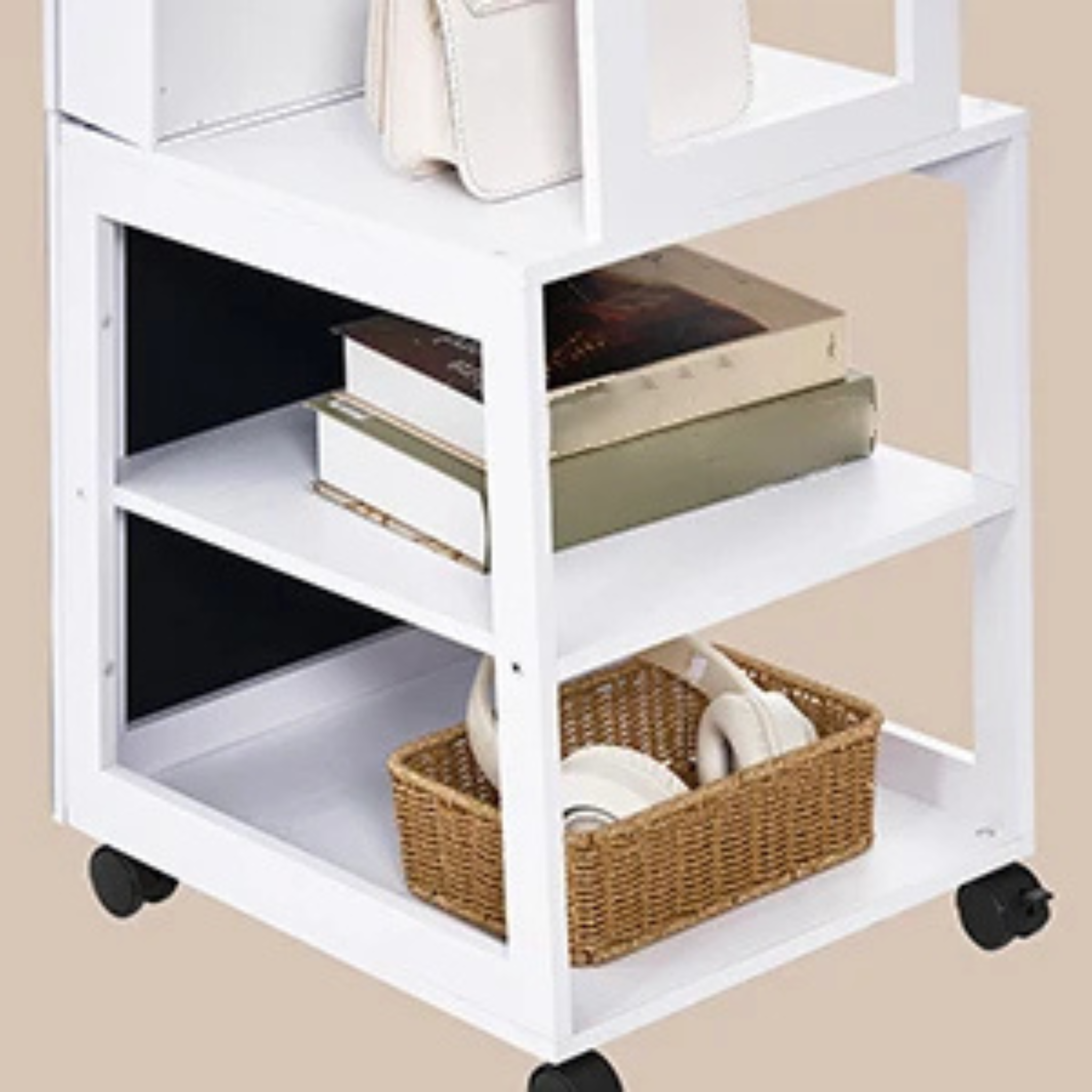 Armoire à bijoux sur pied avec miroir
