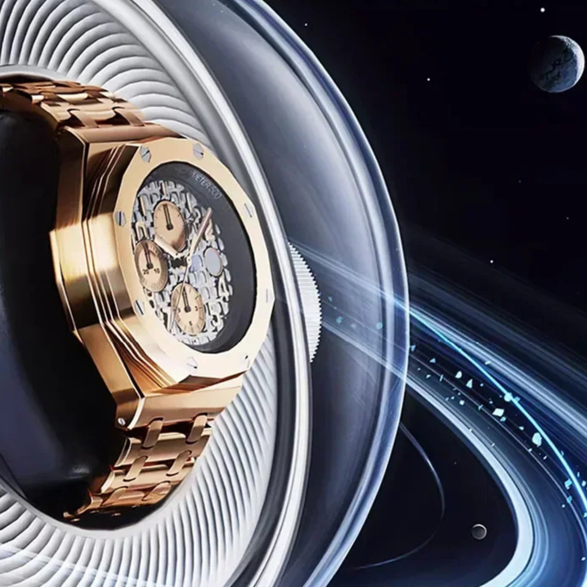 Remontoir a montre design sphérique