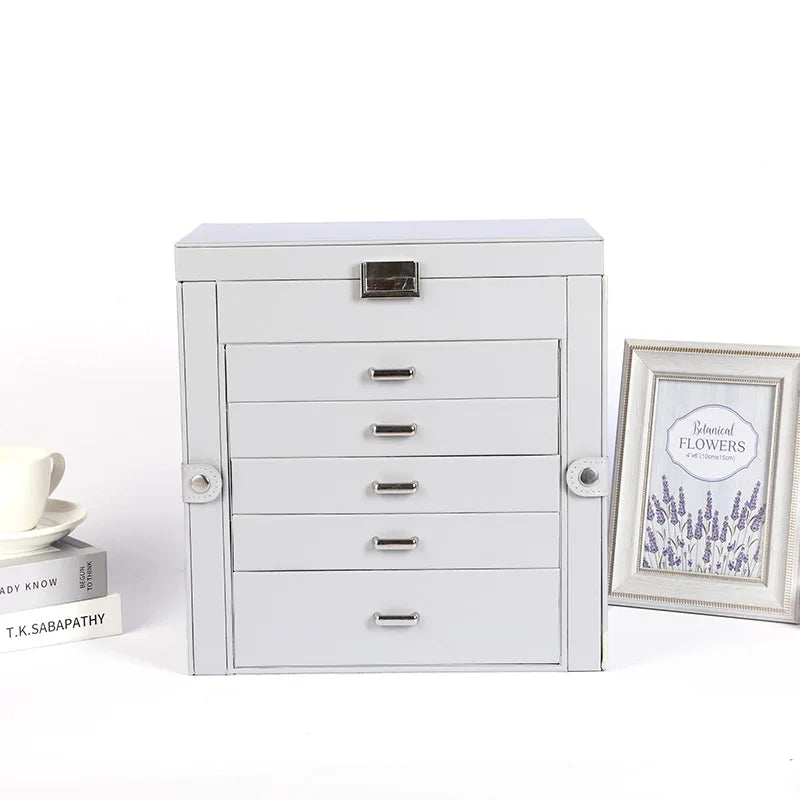 Boîte à bijoux grande capacité