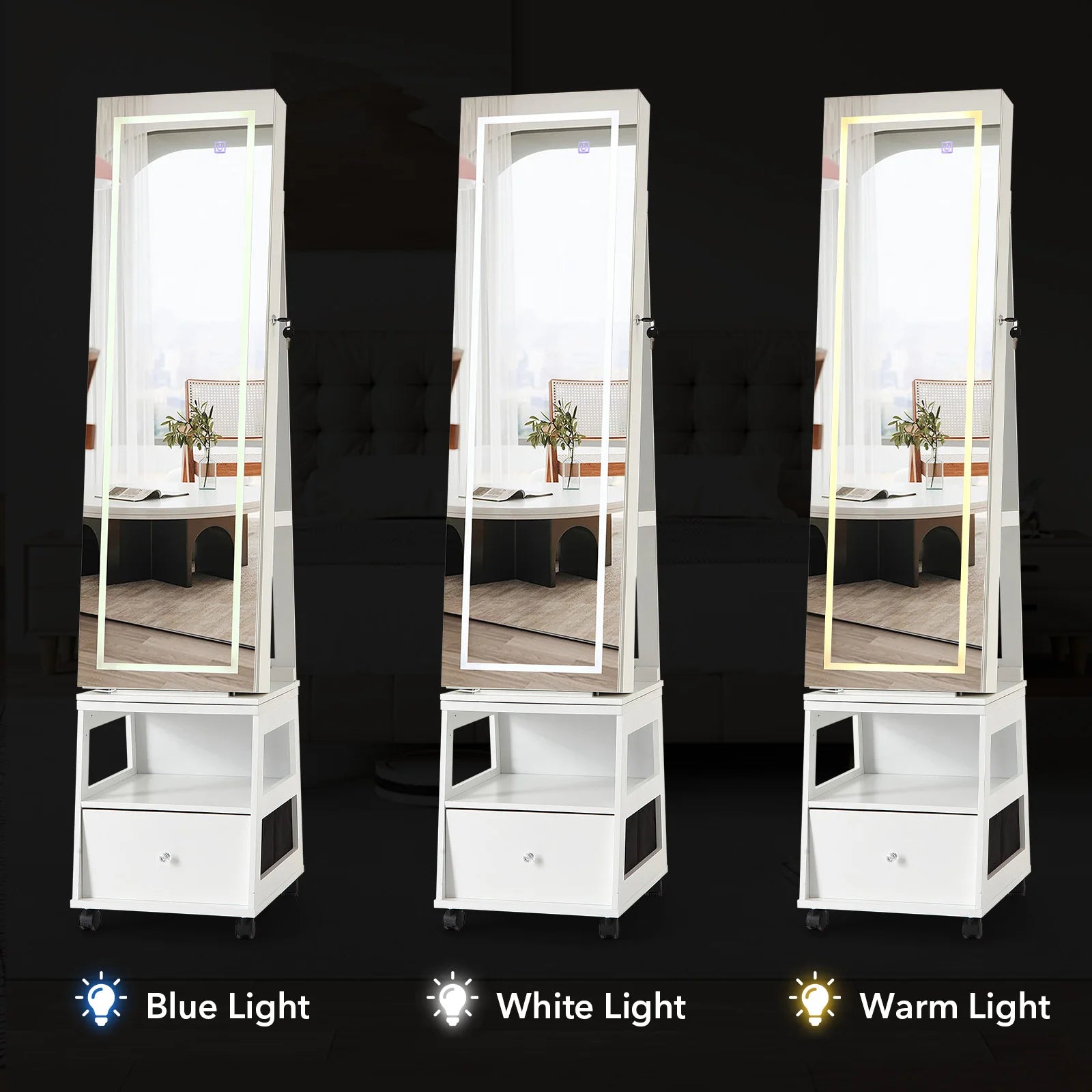 Boîte à bijoux armoire élégante