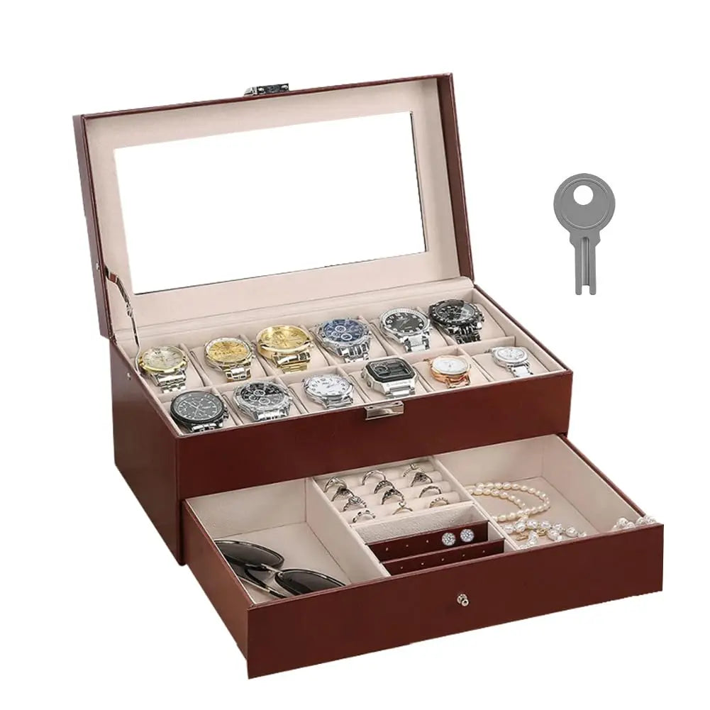 Boîte à montres élégante et raffinée