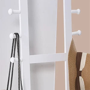 Armoire à bijoux sur pied avec miroir