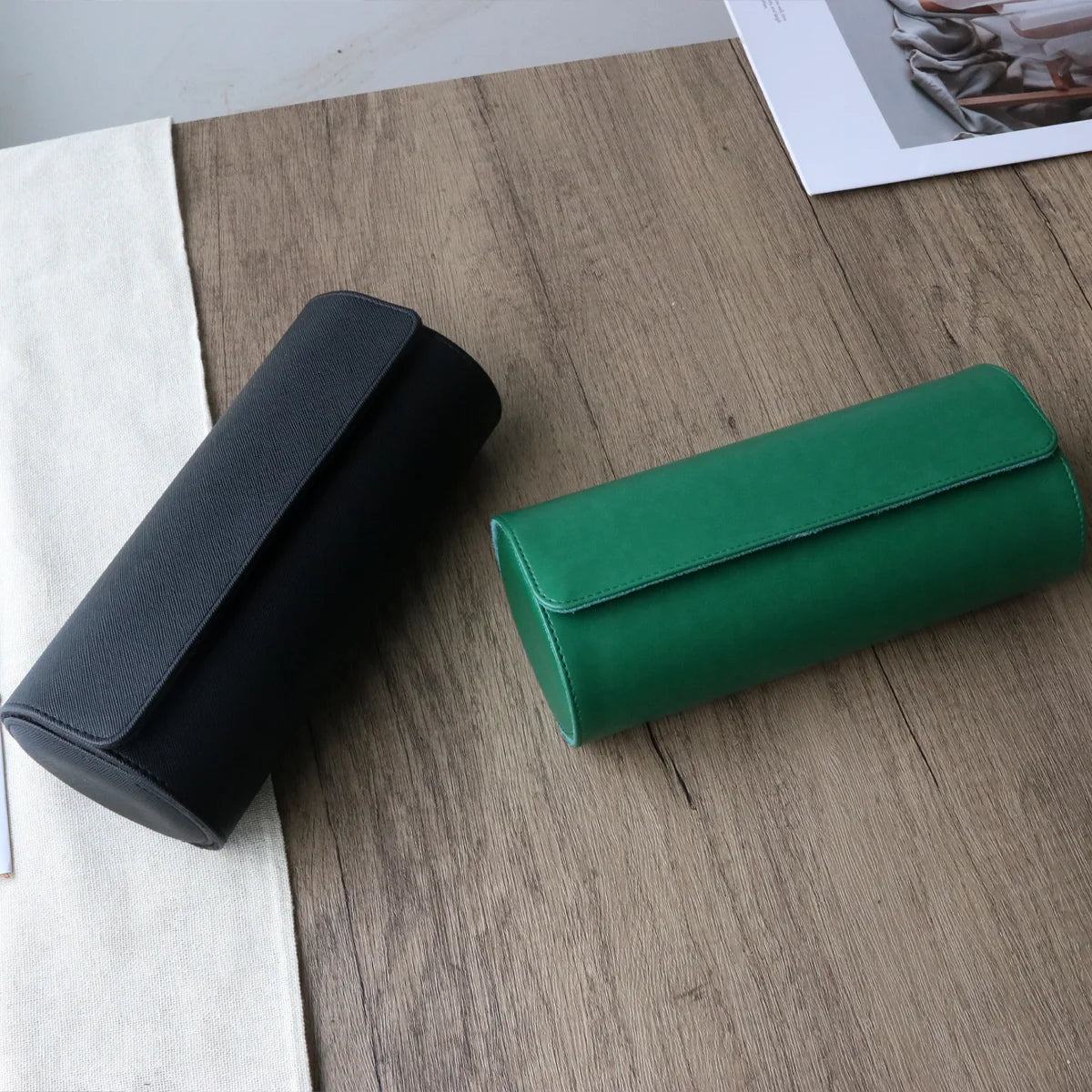 Boîte à montre de voyage compacte et élégante
