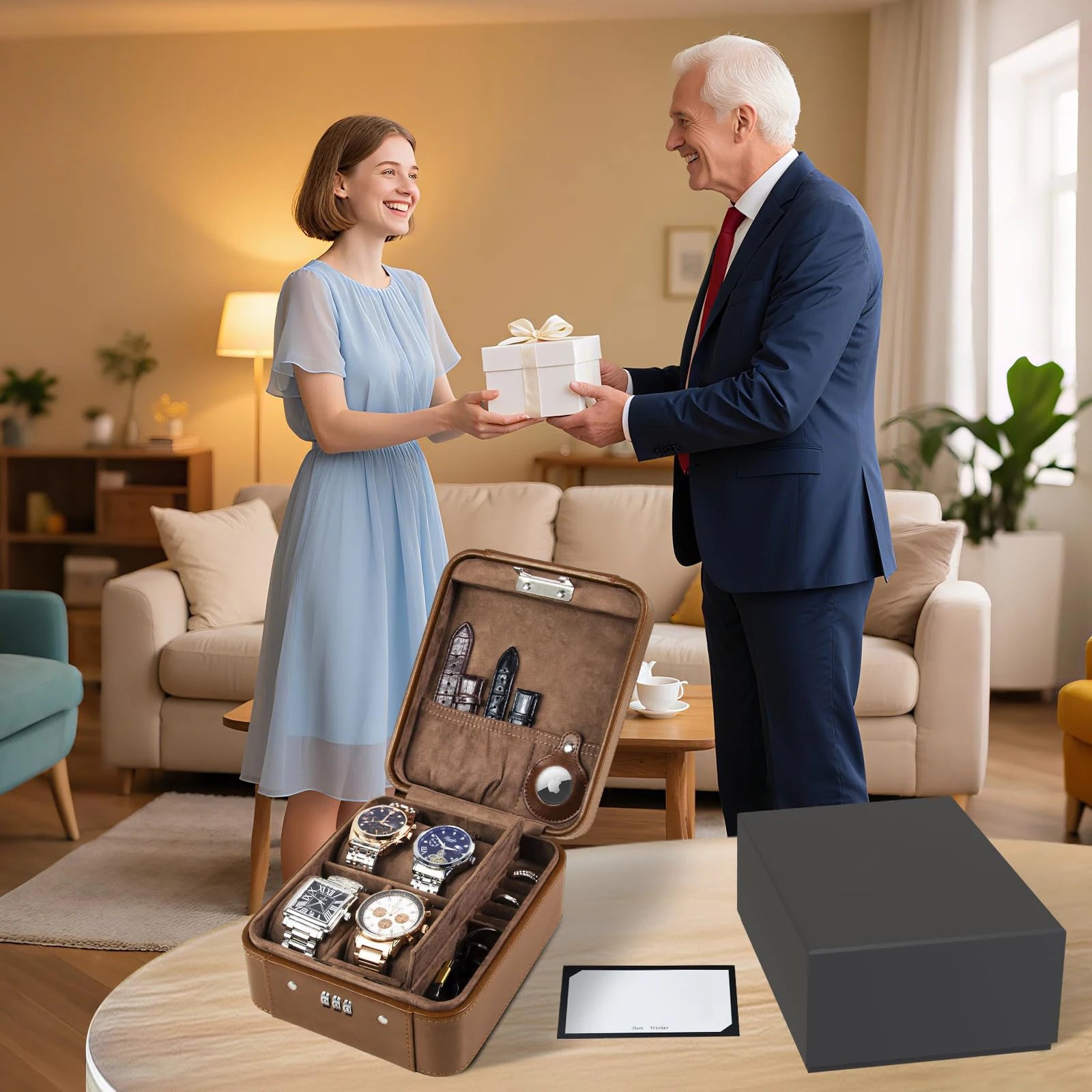 Boîte à montres de voyage