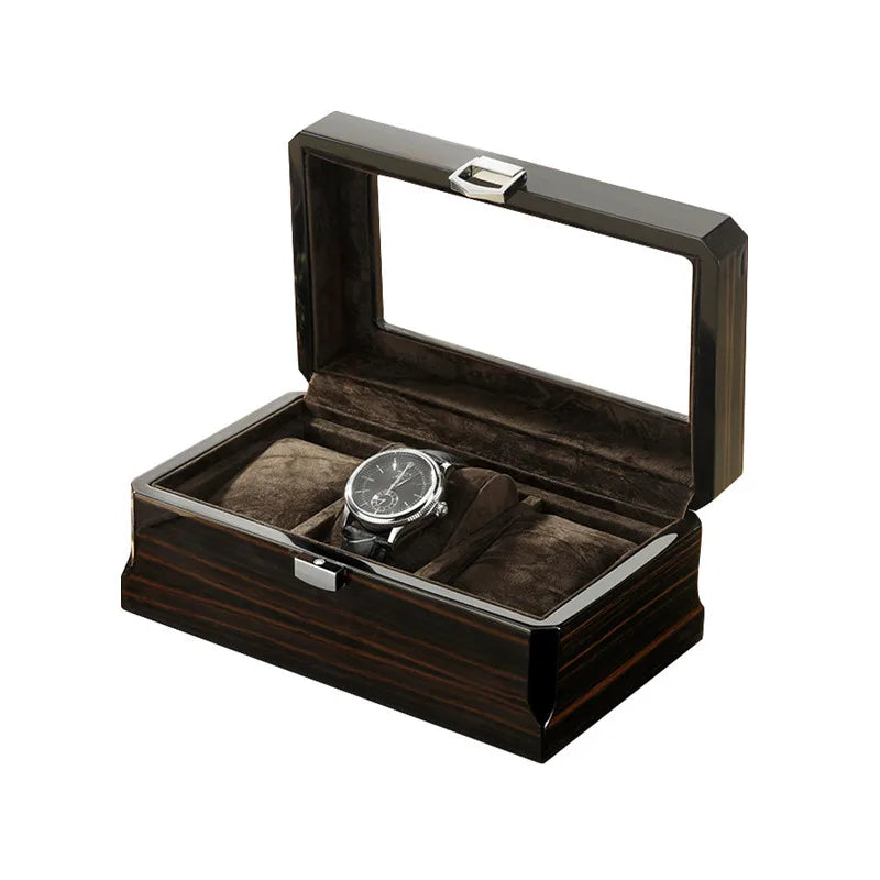 Boîte à montres en bois noble