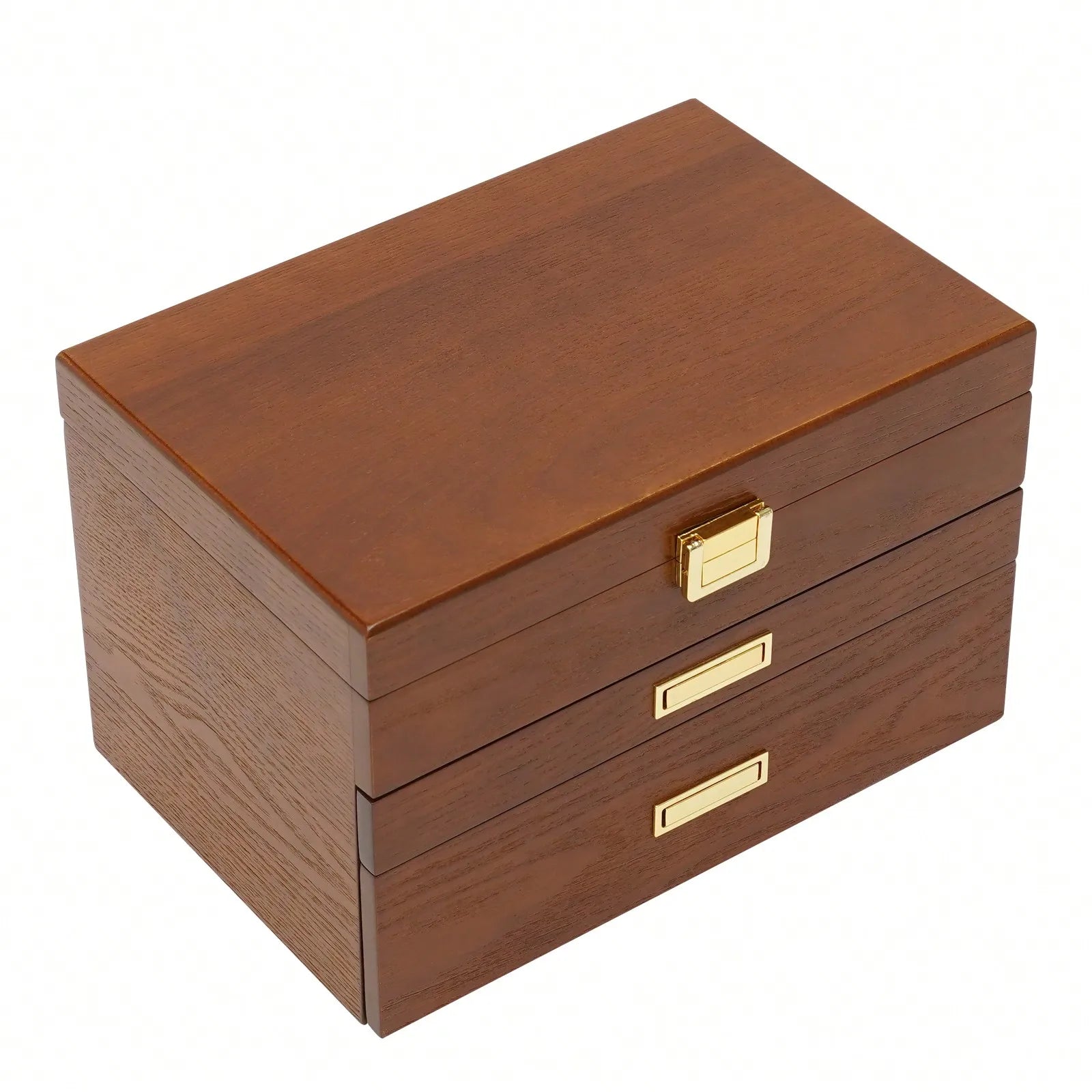 Boîte à bijoux 3 niveaux style japonais – Design raffiné et capacité généreuse
