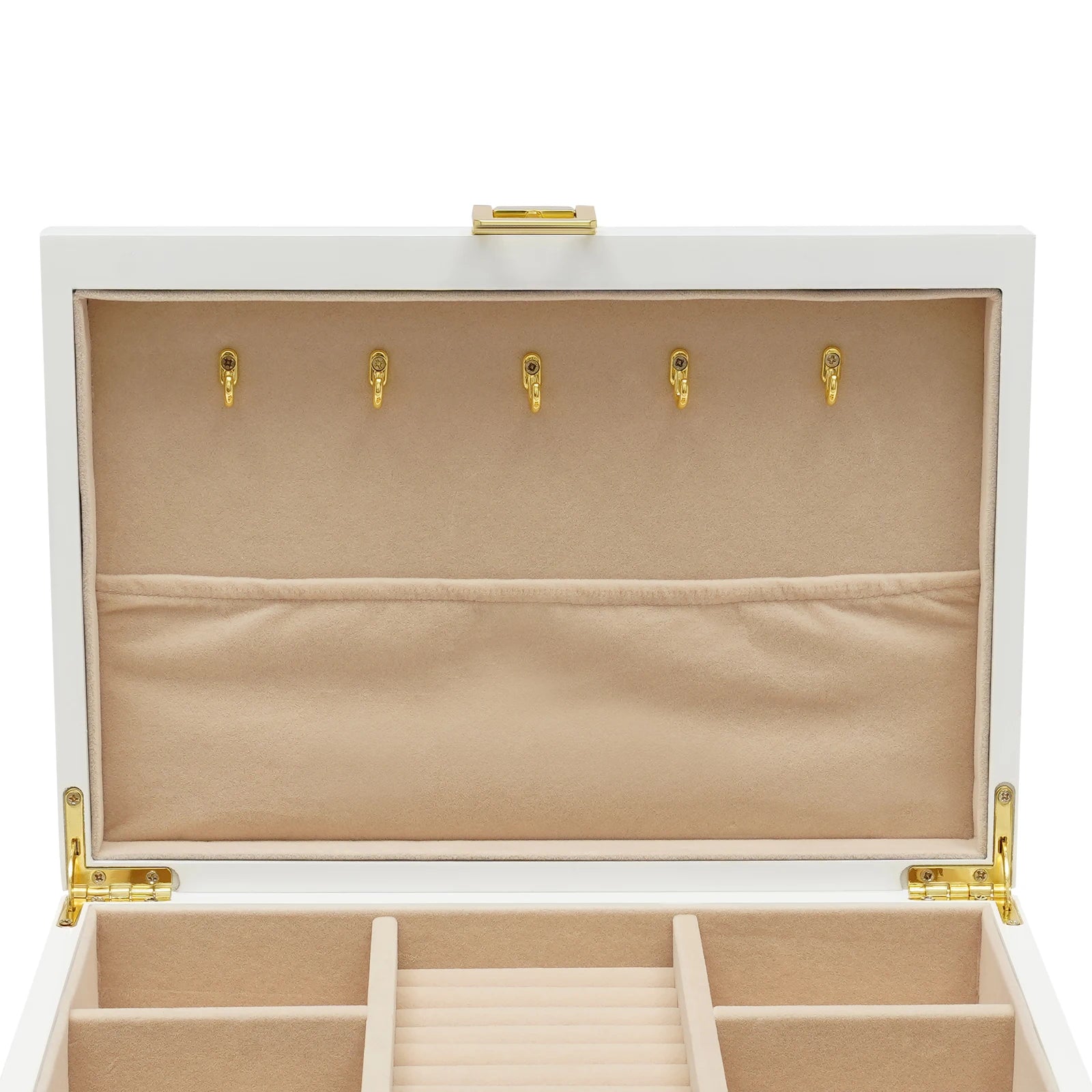 Boîte à bijoux 3 niveaux style japonais – Design raffiné et capacité généreuse