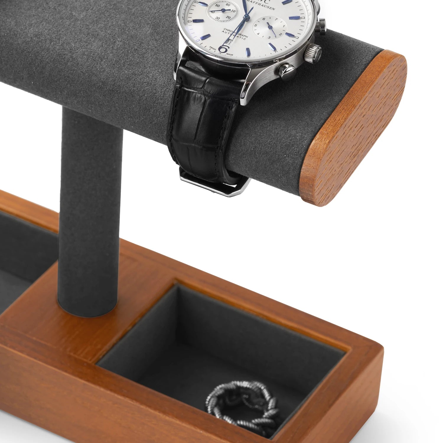 Présentoir pour montres en bois raffiné