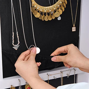 Armoire à bijoux sur pied avec miroir