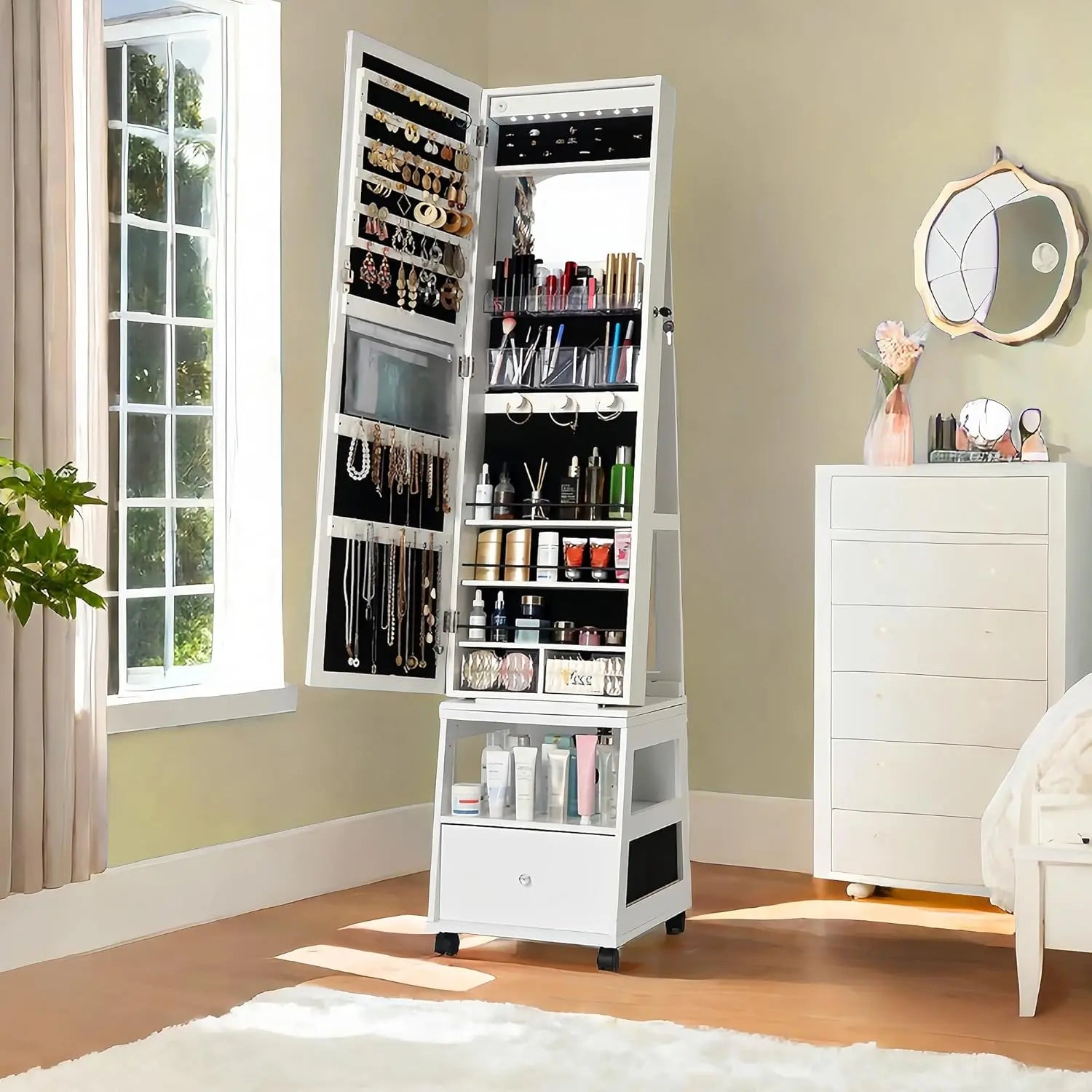 Boîte à bijoux armoire élégante