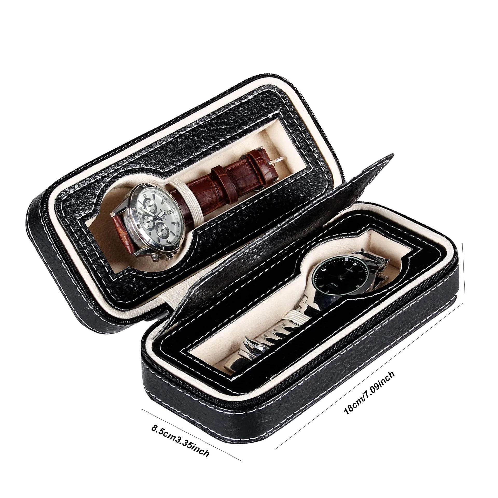 Boîte à montres pochette