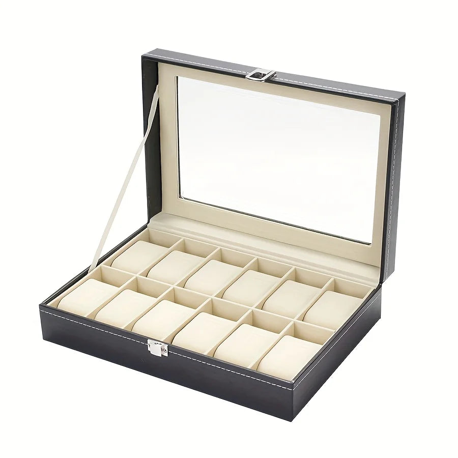Boîte à montres élégante et sécurisée