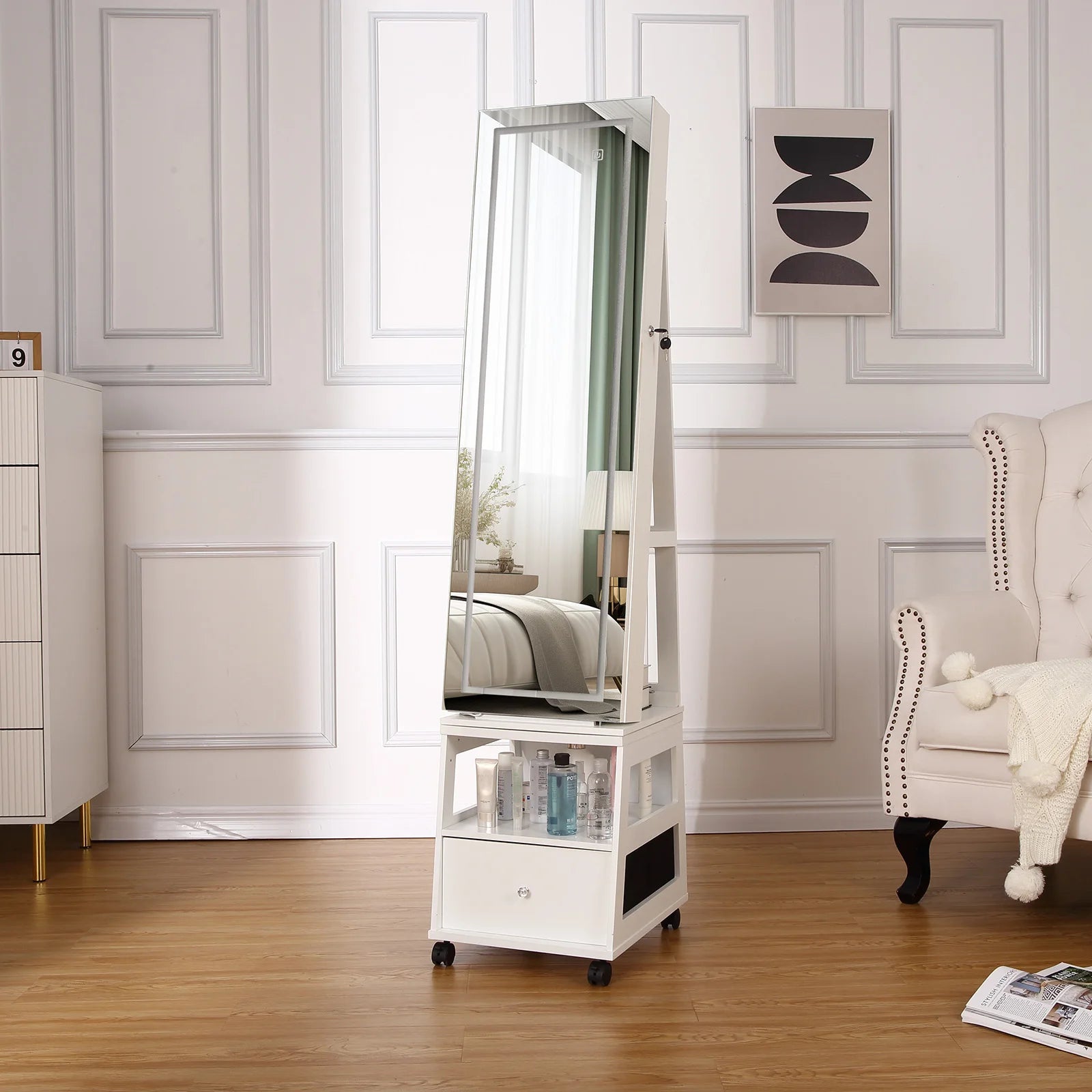 Boîte à bijoux armoire élégante