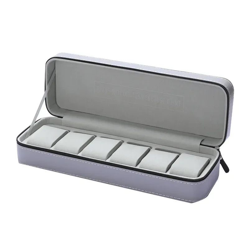 Boîte à montres 6 à 10 emplacements – Cuir intemporel