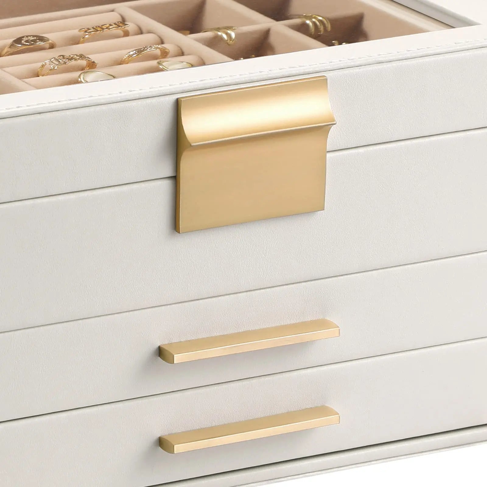 Boîte à bijoux compacte