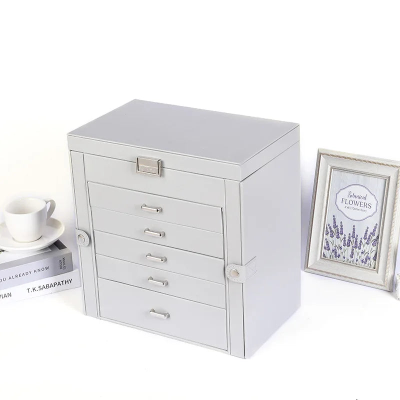 Boîte à bijoux grande capacité