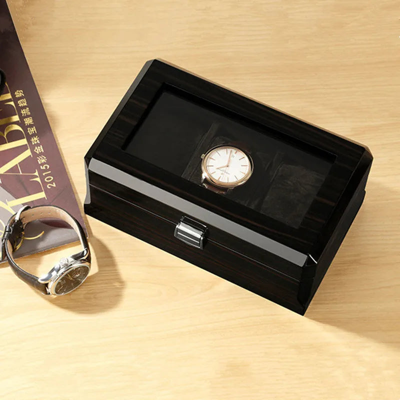 Boîte à montres en bois noble