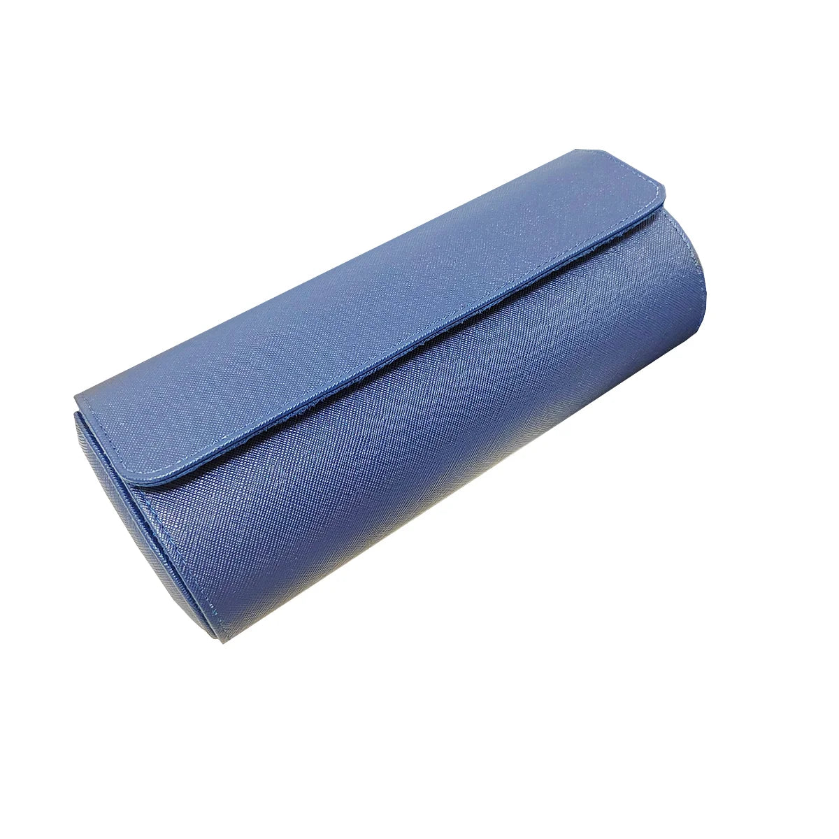 Étui de transport en cuir bleu pour montres