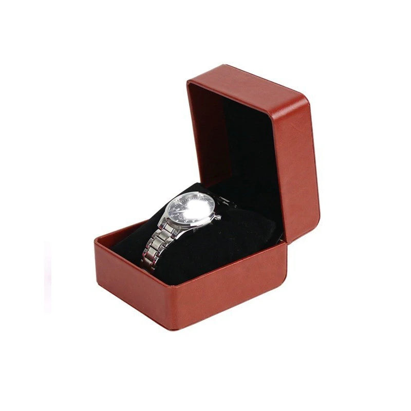 Boîte à montres élégante Rouge
