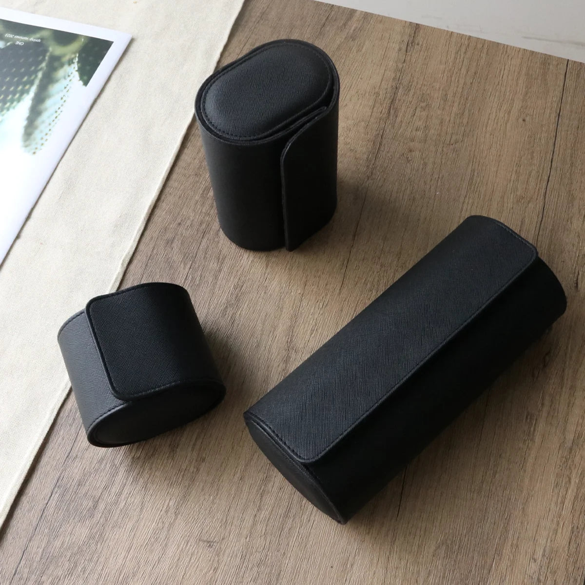 Boîte à montre de voyage compacte et élégante