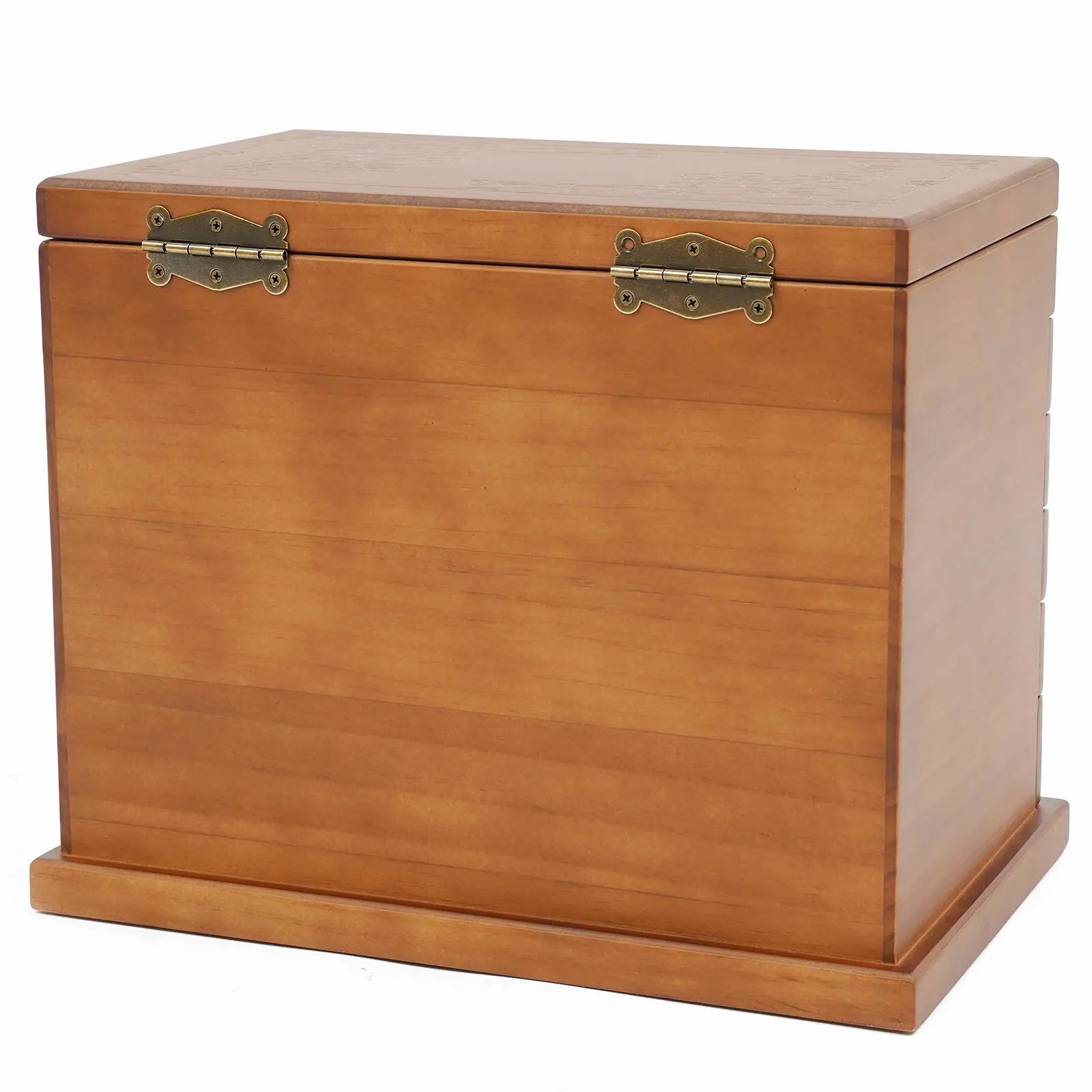 Boîte à bijoux minimaliste en bois 6 niveaux