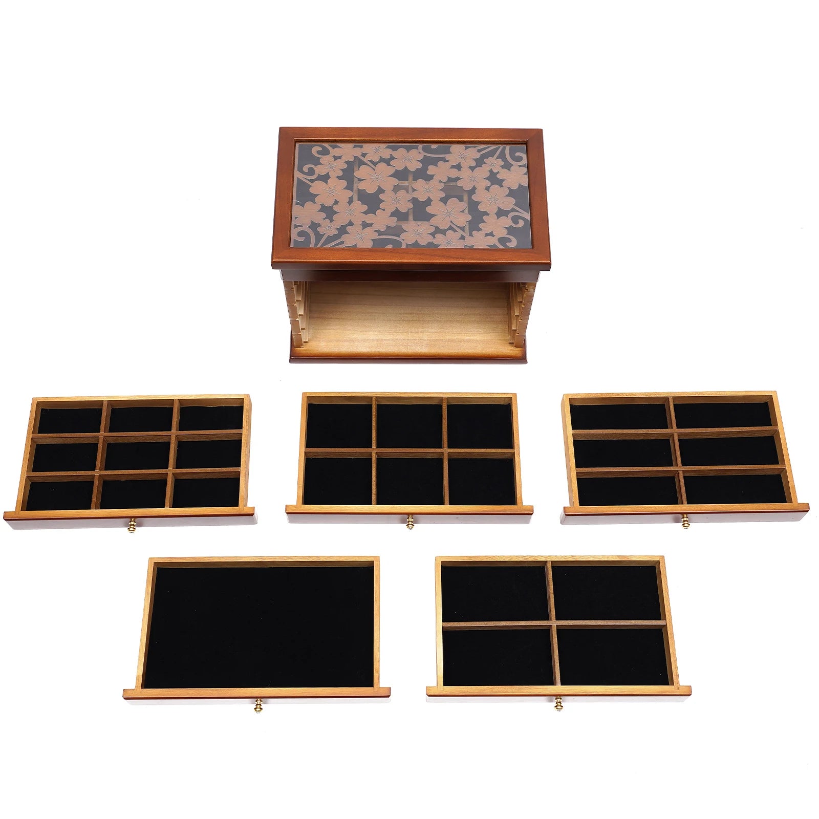 Boîte à bijoux élégante en bois