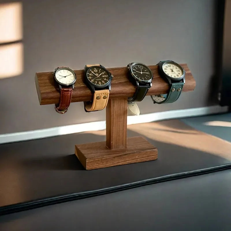 Présentoir en bois pour montres et accessoires